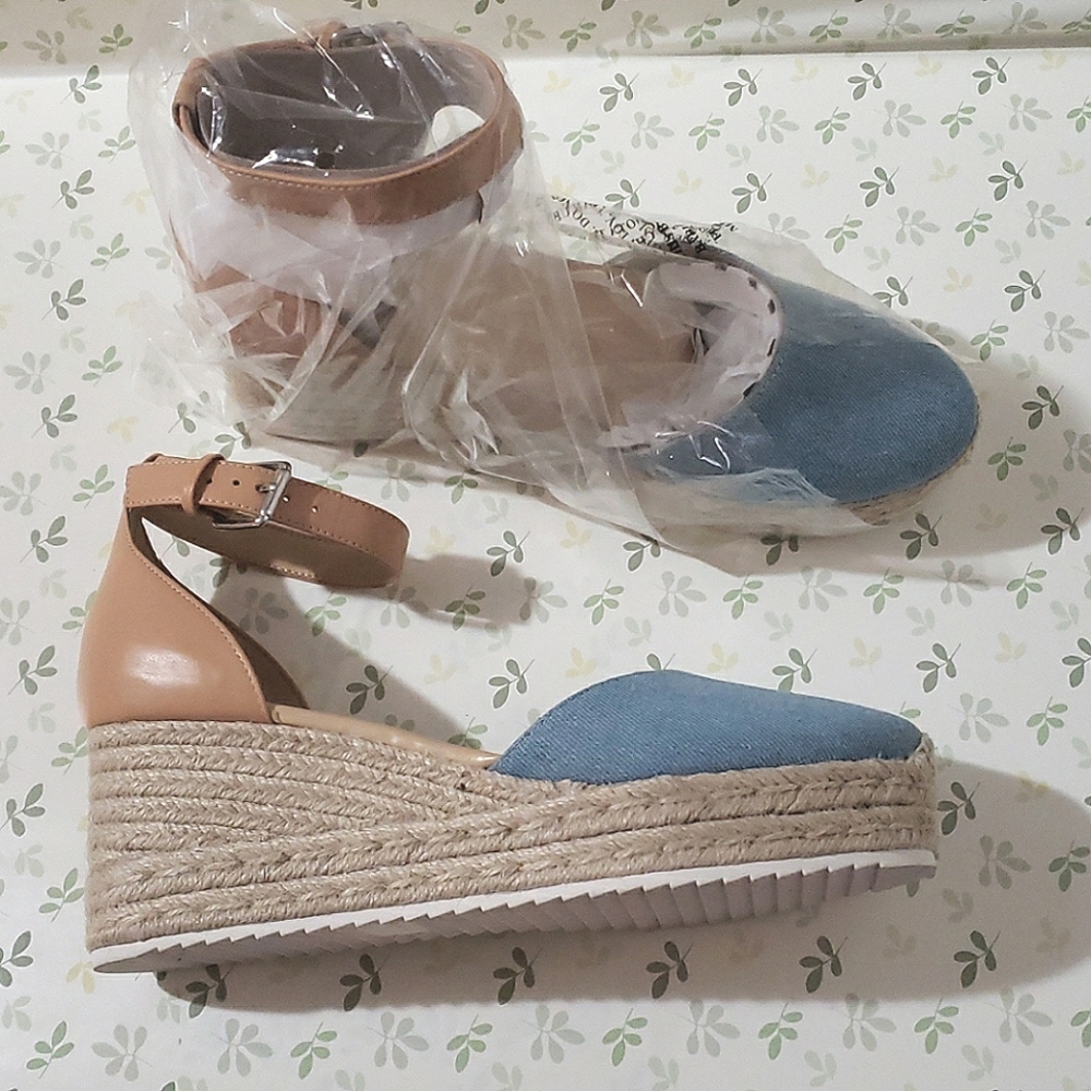 Nine West Espadrille Wedges 💓New💓sz10